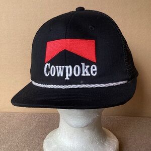 Whiskey bent Western Cowpoke Rope SnapBack Hat